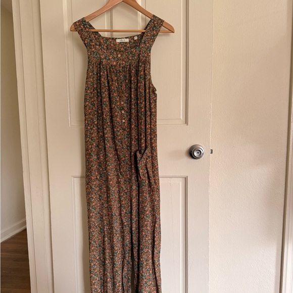 Doen Pants - Doen Floral Sleeveless Jumpsuit